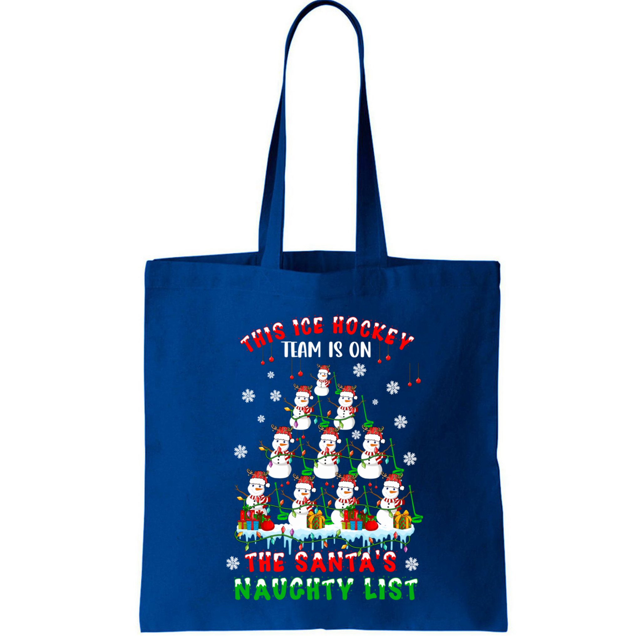 Ice Hockey Team On SantaS Naughty List Snow Ice Hockey Gift Bag