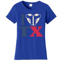 I Heart Texas Tx Love Pro Usa 2nd Adt Pro Gun Gift Women's T-Shirt