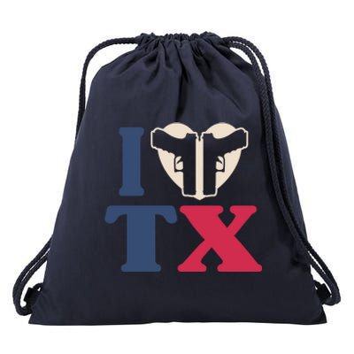 I Heart Texas Tx Love Pro Usa 2nd Adt Pro Gun Gift Drawstring Bag