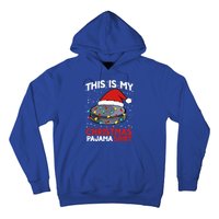 Ice Hockey This Is My Pajama Christmas Gift Hoodie