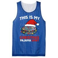 Ice Hockey This Is My Pajama Christmas Gift Mesh Reversible Basketball Jersey Tank