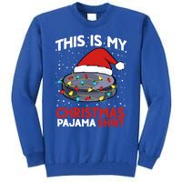 Ice Hockey This Is My Pajama Christmas Gift Tall Sweatshirt