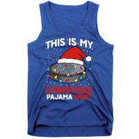 Ice Hockey This Is My Pajama Christmas Gift Tank Top