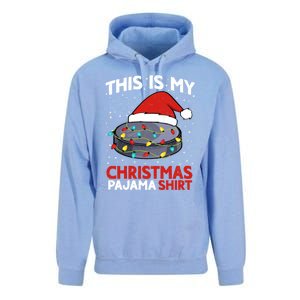 Ice Hockey This Is My Pajama Christmas Gift Unisex Surf Hoodie