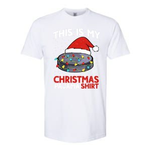 Ice Hockey This Is My Pajama Christmas Gift Softstyle CVC T-Shirt