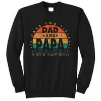 I Have Two Titles Dad And Papa Father's Day promoted Grandpa Sweatshirt