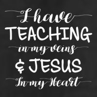 I Have Teaching In My Veins And Jesus In My Heart Teacher Gift Cool Comfort Performance Bucket Hat