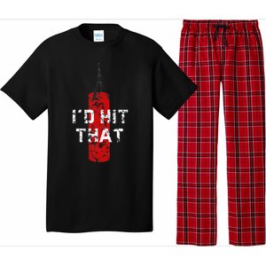 ID Hit That Funny Boxing Gift Idea Pajama Set