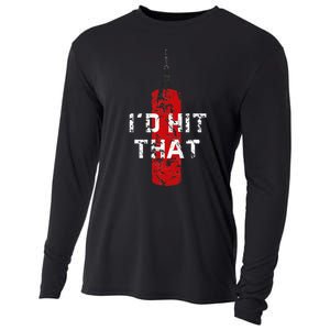 ID Hit That Funny Boxing Gift Idea Cooling Performance Long Sleeve Crew