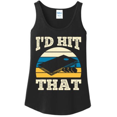 ID Hit That Bag Bean Cornhole Ladies Essential Tank