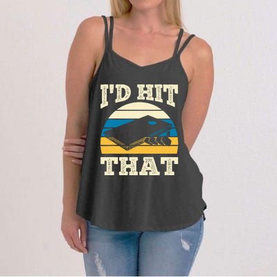 ID Hit That Bag Bean Cornhole Women's Strappy Tank