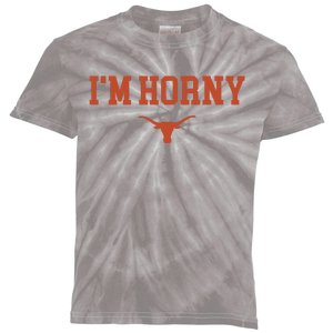 I’M Horny Texas Kids Tie-Dye T-Shirt