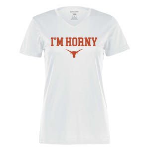 I’M Horny Texas Women's Momentum V-Neck T-Shirt