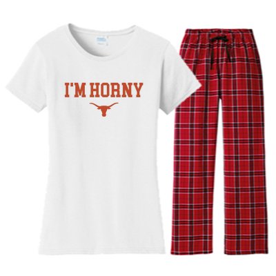 I’M Horny Texas Women's Flannel Pajama Set