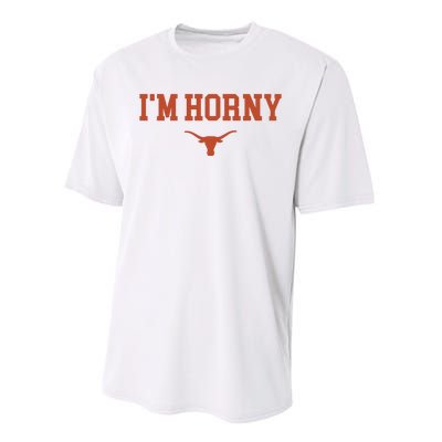 I’M Horny Texas Performance Sprint T-Shirt