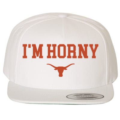 I’M Horny Texas Wool Snapback Cap