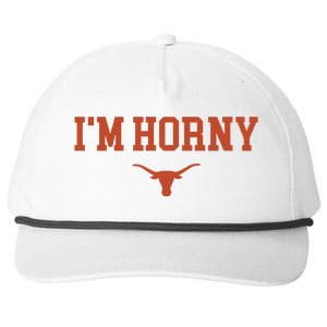 I’M Horny Texas Snapback Five-Panel Rope Hat