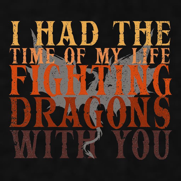 I Had The Time Of My Life Fighting Dragons With You Mythical Ladies PosiCharge Tri-Blend Wicking Tank
