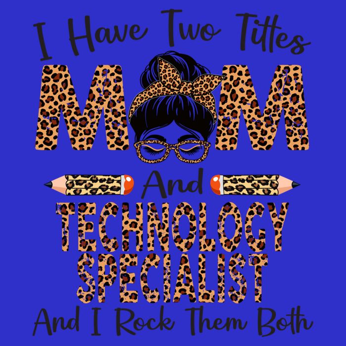 I Have Two Titles Mom And Technology Specialist Mothers Day Cool Gift 16 in Basic Backpack