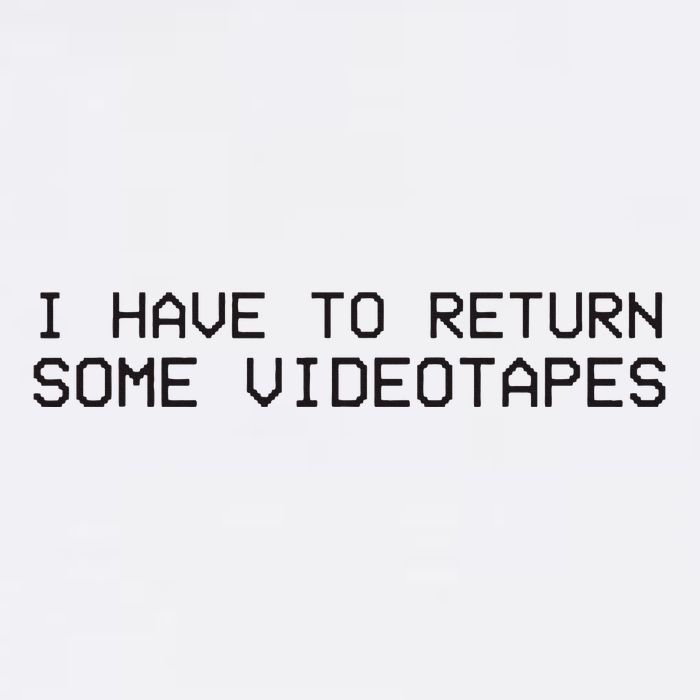 I Have To Return Some Video Tapes Mousepad