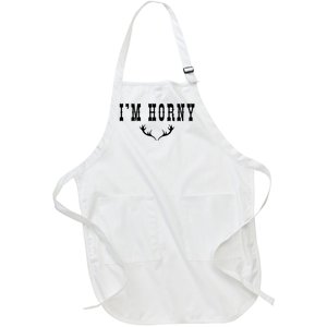 I’m Horny Texas Full-Length Apron With Pockets