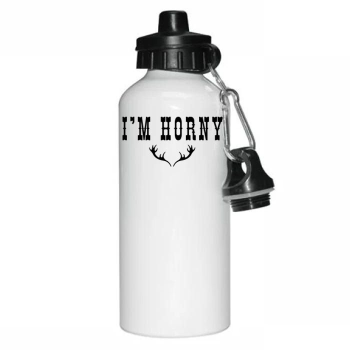 I’m Horny Texas Aluminum Water Bottle