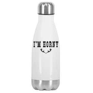 I’m Horny Texas Stainless Steel Insulated Water Bottle