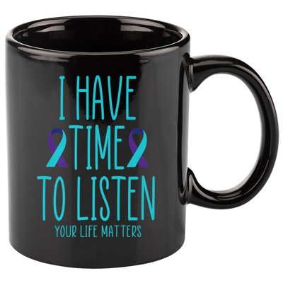 I Have Time To Listen Suicide Awareness Tal Health Cute Gift 11oz C Handle Ceramic Mug