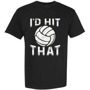 Id Hit That Summer Beach Volleyball Garment-Dyed Heavyweight T-Shirt