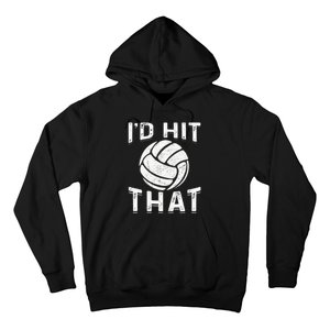 Id Hit That Summer Beach Volleyball Hoodie