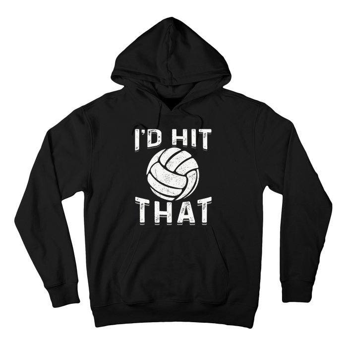 Id Hit That Summer Beach Volleyball Hoodie