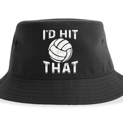 Id Hit That Summer Beach Volleyball Sustainable Bucket Hat