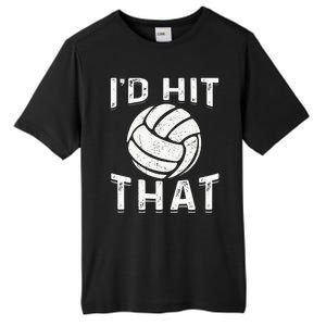 Id Hit That Summer Beach Volleyball Tall Fusion ChromaSoft Performance T-Shirt