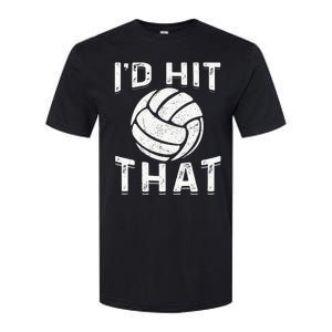 Id Hit That Summer Beach Volleyball Softstyle CVC T-Shirt