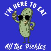 I'm Here To Eat All Of The Pickles Funny Pickle Lover Cool Gift 16 in Basic Backpack