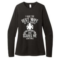 I Have The Best Wife Humor Womens CVC Long Sleeve Shirt