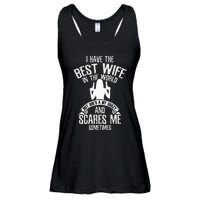 I Have The Best Wife Humor Ladies Essential Flowy Tank