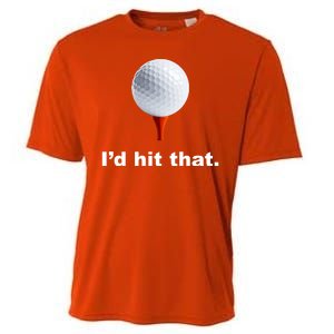 I'd Hit That Funny Golf Cooling Performance Crew T-Shirt