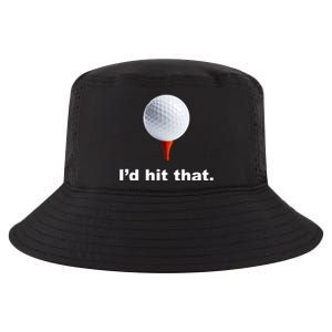 I'd Hit That Funny Golf Cool Comfort Performance Bucket Hat