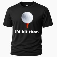 I'd Hit That Funny Golf Cooling Performance Crew T-Shirt