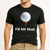 I'd Hit That Funny Golf Cooling Performance Crew T-Shirt