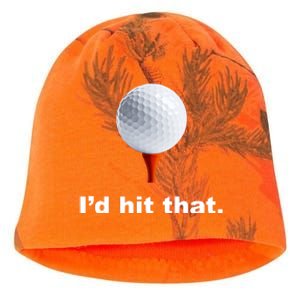 I'd Hit That Funny Golf Kati - Camo Knit Beanie