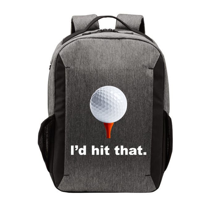 I'd Hit That Funny Golf Vector Backpack