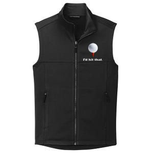 I'd Hit That Funny Golf Collective Smooth Fleece Vest