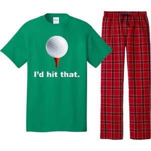 I'd Hit That Funny Golf Pajama Set