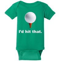 I'd Hit That Funny Golf Baby Bodysuit