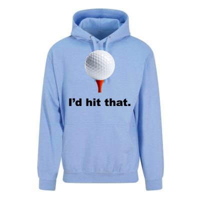 I'd Hit That Funny Golf Unisex Surf Hoodie