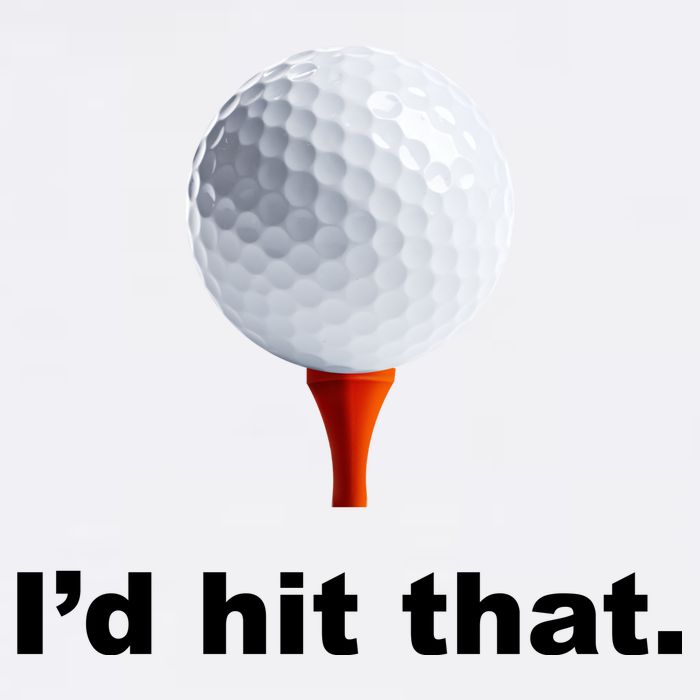 I'd Hit That Funny Golf Garment-Dyed Sweatshirt