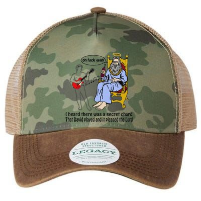 I Heard There Was A Secret Chord That David Played And It Pleased The Lo Legacy Tie Dye Trucker Hat