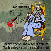 I Heard There Was A Secret Chord That David Played And It Pleased The Lo Legacy Tie Dye Trucker Hat